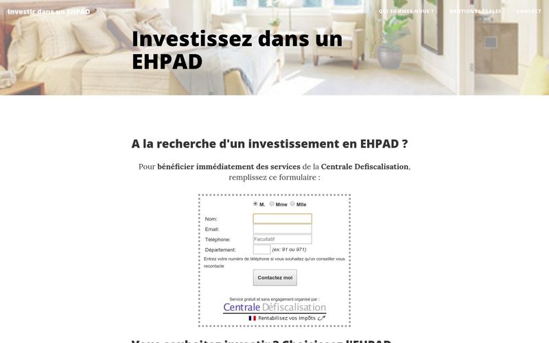Investissez dans un EHPAD