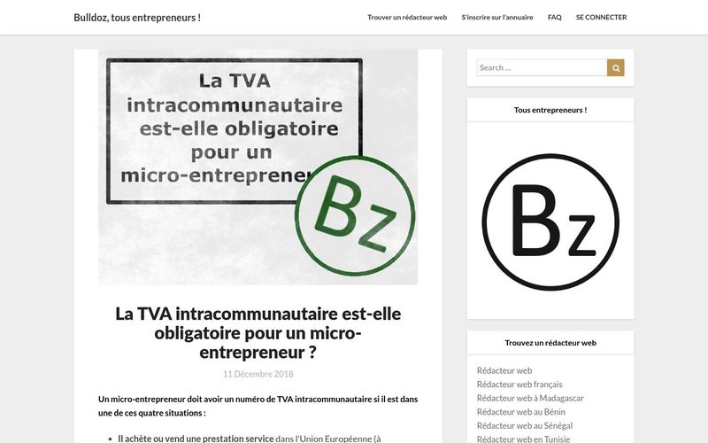 La TVA intracommunautaire est-elle obligatoire pour un micro-entrepreneur ? - Bulldoz, tous entrepreneurs !