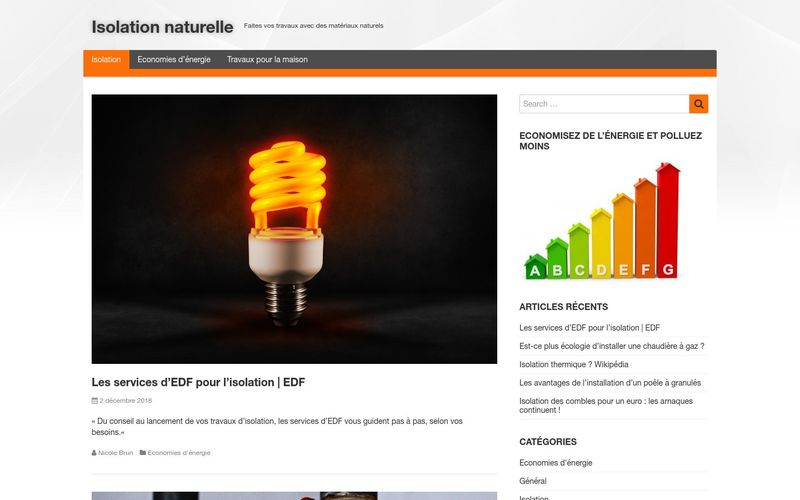 Isolation naturelle - Faites vos travaux avec des matériaux naturels